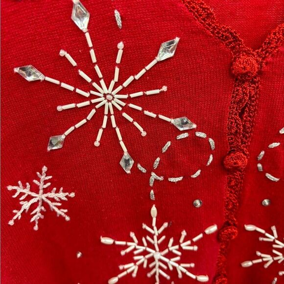 Designers Originals Studio Joy ladies L red sweater vest - Picture 1 of 4